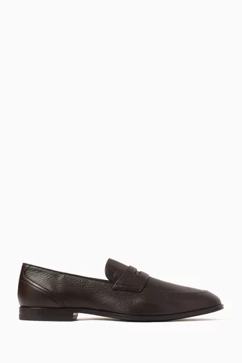 Windsor Loafers in Grained Leather