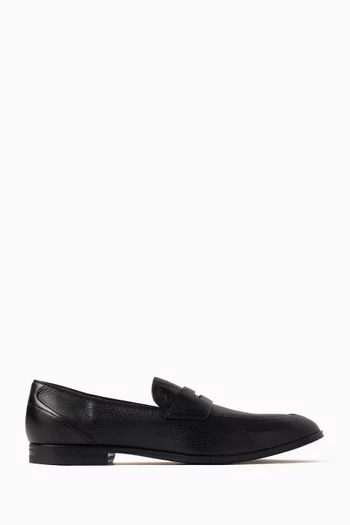 Windsor Loafers in Grained Leather
