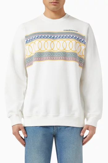 Olympic Rings Sweatshirt in Organic Cotton
