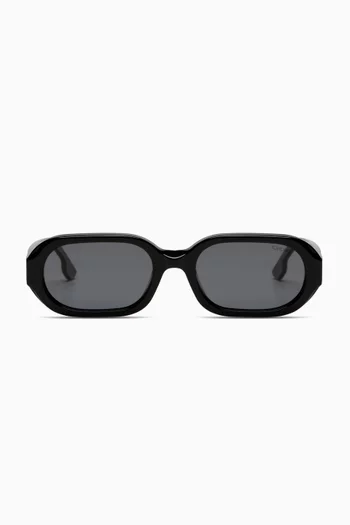 Niki Rectangular Sunglasses in Acetate