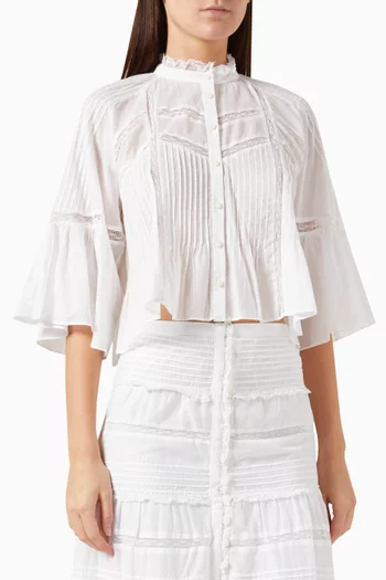 Gramy Blouse in Cotton-voile