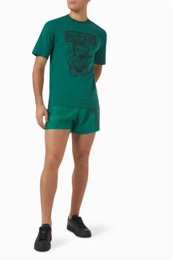 Teddy Logo-print in Cotton-jersey