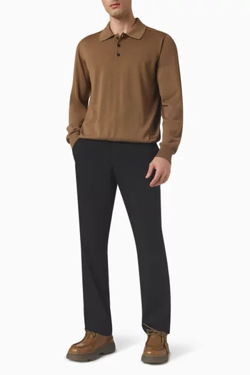Polo Shirt in Wool