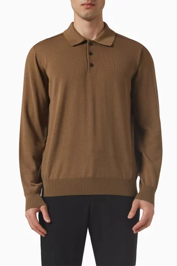 Polo Shirt in Wool