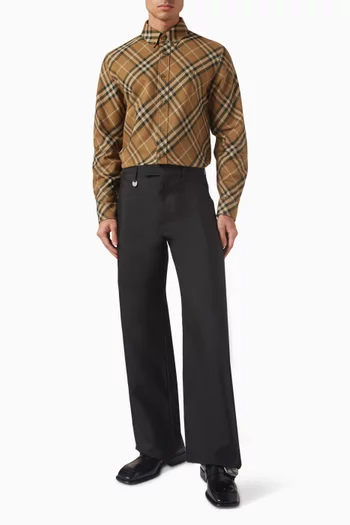 Check Shirt in Cotton Flannel
