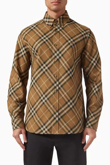 Check Shirt in Cotton Flannel
