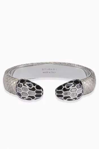 Serpenti Forever Bracelet in Karung Leather