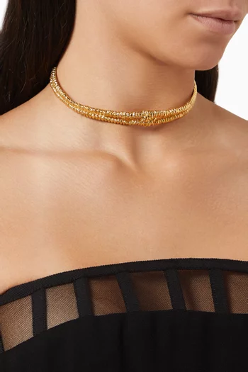 Ocaso Necklace in 18kt Gold-plated Metal