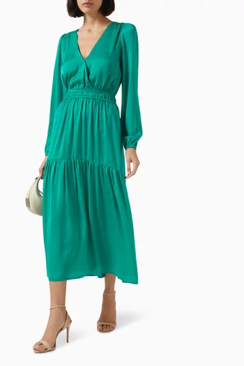 Emma V-neck Midi Dress