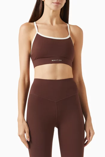 Signature Sports Bra in Stretch-nylon