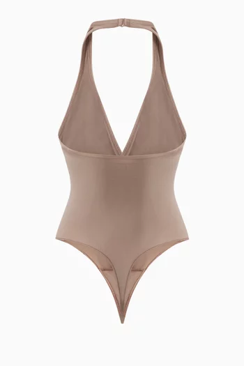 Seamless Sculpt Plunge Thong Bodysuit