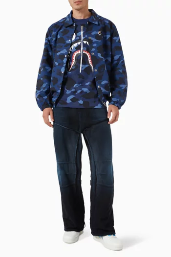 Camo Shark T-shirt in Cotton