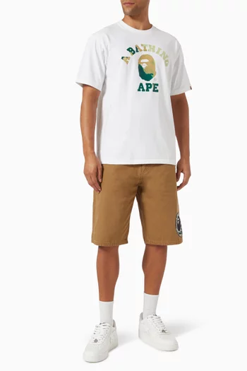 Tie-dye Ape Head T-shirt in Cotton