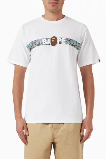 Floral Camo Tape T-shirt in Cotton