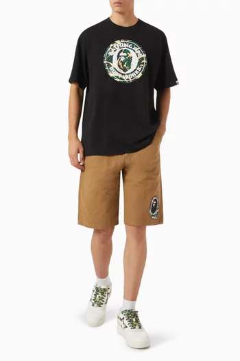 Marble Camo Busy Works T-shirt in Cotton