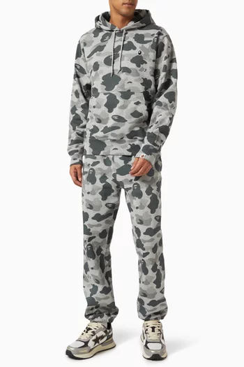 Camo-print Hoodie in Cotton