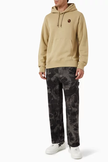 One Point Hoodie in Cotton