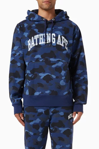 Camo Hoodie in Cotton