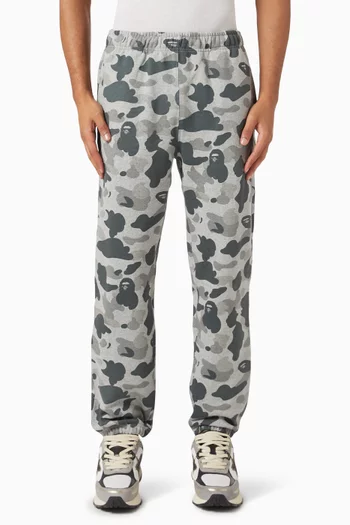 Camo-print Sweatpants in Cotton