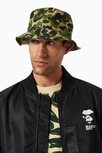 ABC Camo Logo Bucket Hat in Canvas