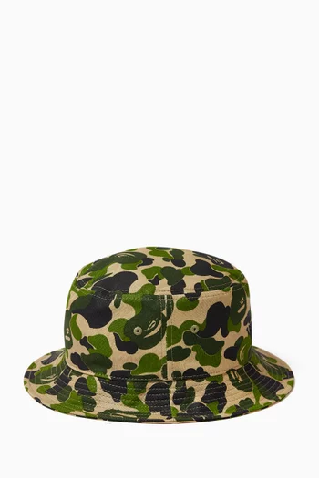 ABC Camo Logo Bucket Hat in Canvas