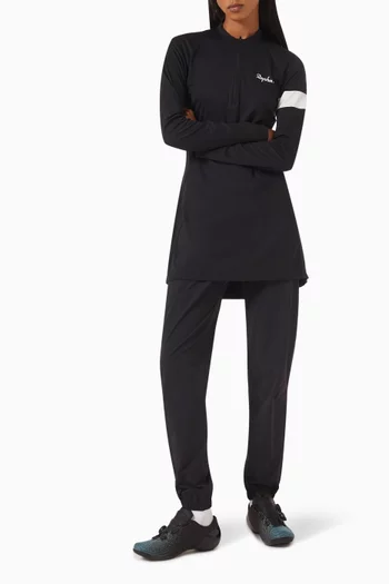 Logo Long Top in Jersey