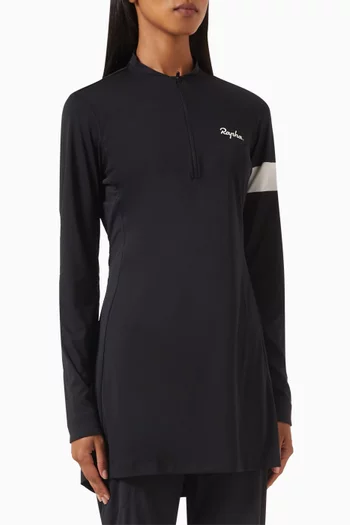 Logo Long Top in Jersey