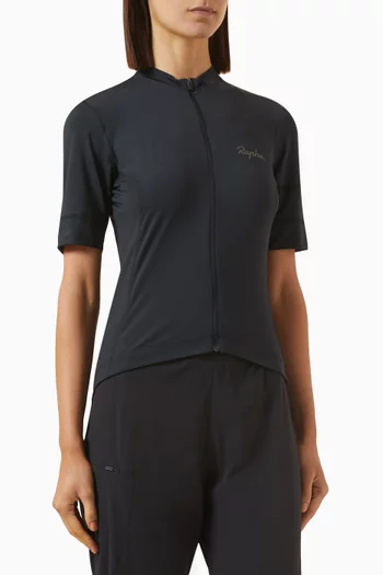 Road Zip Top in Jersey