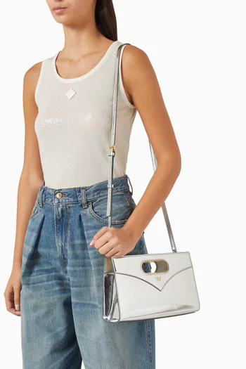 Diamond Tote Bag in Leather