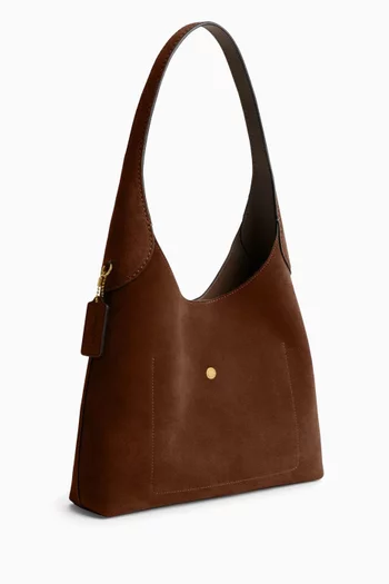 Brooklyn 28 Shoulder Bag in Suede