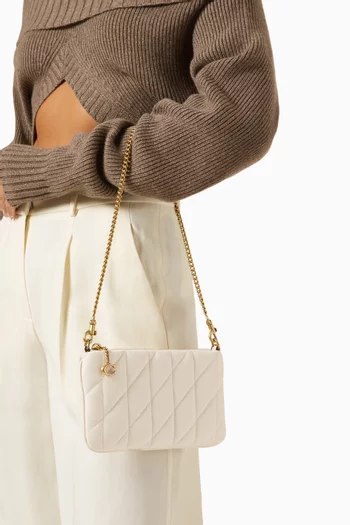 Pouch in Quilted Leather