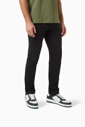 Masters Court Sneakers in Grained Leather