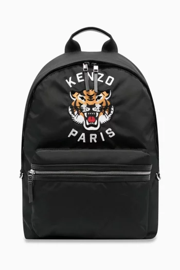 حقيبة ظهر بشعار KENZO بتصميم جامعي