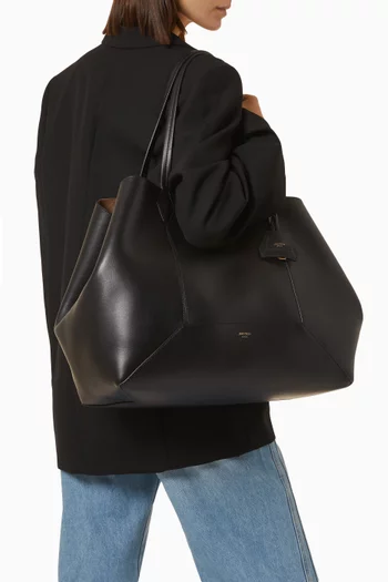 Diamond Tote Bag in Leather
