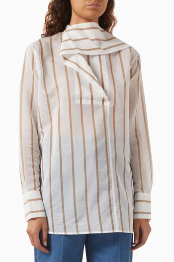 Scarf Shirt in Organza