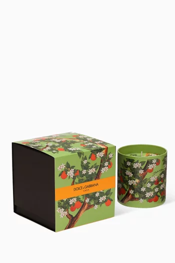 Sicilian Orange Porcelain Scented Candle, 380g