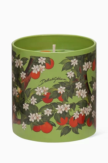 Sicilian Orange Porcelain Scented Candle, 380g