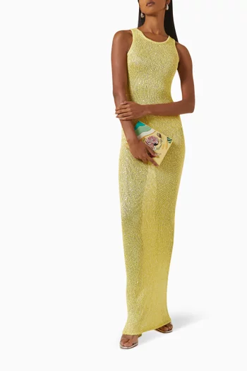 Natalia Sequin-embellished Maxi Dress