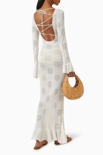 Rafaella Maxi Dress in Cotton Blend