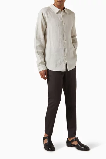 بنطال ترافلر مزيج كتان