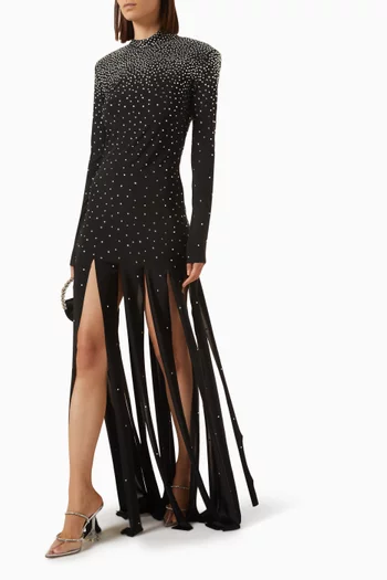 Merril Crystal-embellished Maxi Dress