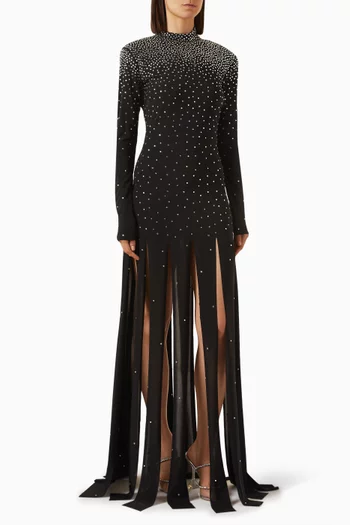 Merril Crystal-embellished Maxi Dress