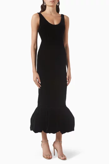 Pualo Midi Dress in Silk