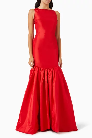 Demi Mermaid Gown in Silk