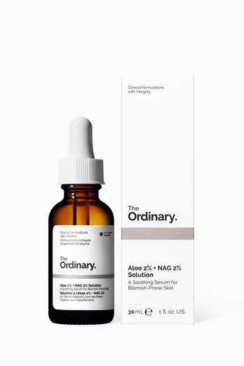 Aloe 2% + NAG 2% Solution Serum, 30ml