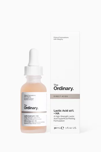 Lactic Acid 10% + HA 2% Superficial Peeling Formulation, 30ml