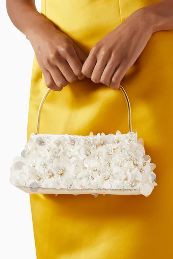 Éclat de Lune Top-handle Bag in Satin