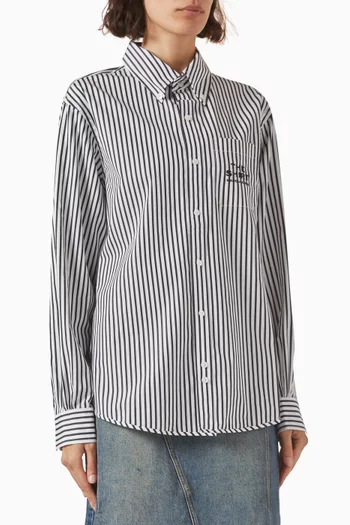 قميص مخطط قطن