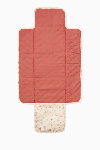 Quilted Changing Mat in Organic Cotton