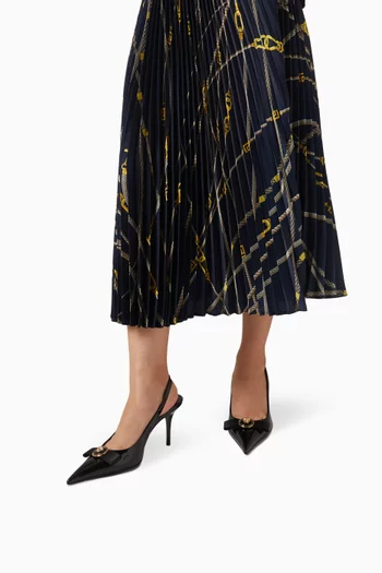 Medusa 85 Slingback Pumps in Patent Leather